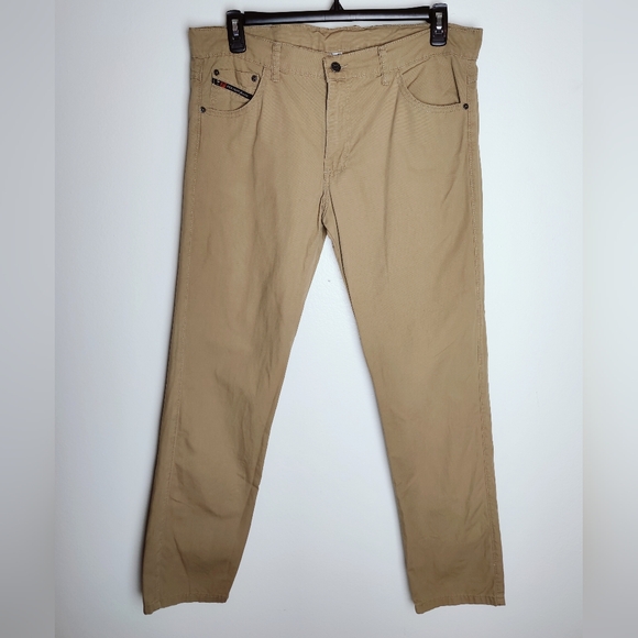 Pegasso Other - Pegasso Mexico 100% Cotton Men's Tapered 5 Pocket Jeans, Tan, Sz 36